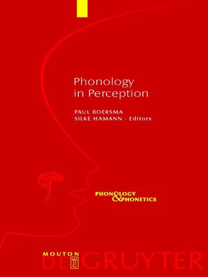 cover image of Phonology in Perception